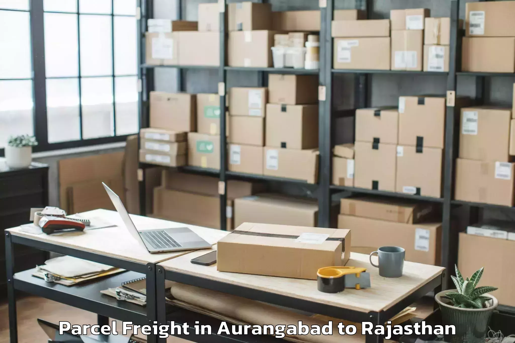 Aurangabad to Swami Keshwanand Rajasthan Agr Parcel Freight Booking